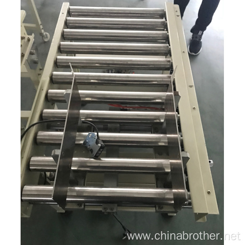 Motorized Stainless Steel 90 Degree Push Roller Conveyor